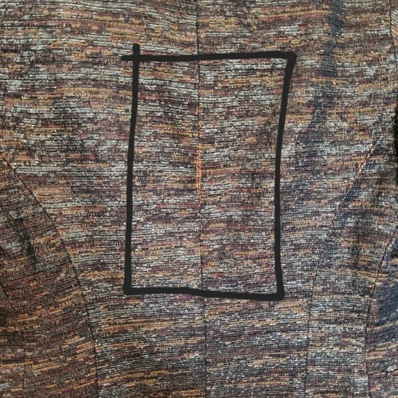 WILFRED ARITZIA - Size 4 Pirouette Tweed Copper Sparkling Blazer / Jacket - Picture 4 of 5